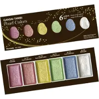 Adlibris GANSAI TAMBI PEARL COLORS 6 colors set