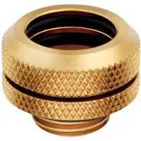 Corsair Hydro X Series XF Hardline 14mm Fitting Four Pack - Gold -putkiliitinsarja, 4 kpl, kulta