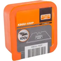 Bahco yleisveitsen terät 60 mm, 100 kpl, viistetty, KBGU