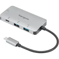 Targus usb-c multiport hub (2x usb-a, 2x usb-c), 100w pd pass-through