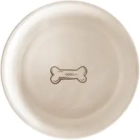 PetRageous Designs Farm Dog FOOD Bowl 6'' Gray 7dl