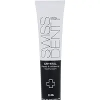 Swissdent Crystal Repair and Remineralisation remineralisoiva hammastahna valkaiseva vaikutus 50 ml