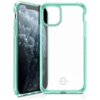 Itskins HYBRID CLEAR cover for iPhone 11 Pro / XS / X. Tiffany green and transparent