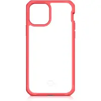 Itskins HYBRID SOLID cover til iPhone 11 / XR&reg;. Koral og gennemsigtig
