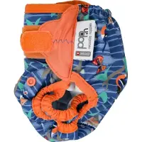 CLOSE CABOO Sulje Caboo Nappy Wrap, uudelleenkäytettävä vaippa tarranauhalla Twilight Garden 3-16 kg, 1 kpl.