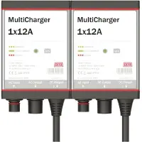 Defa MultiCharger 12V 2x12A akkulaturi