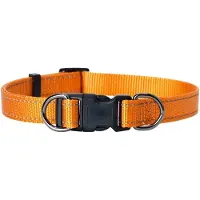 Dogman Nylon Koiran Kaulapanta Iris Oranssi XL 25mmx38-66cm