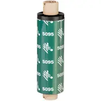 Zebra - black - print ink ribbon refill (thermal transfer)