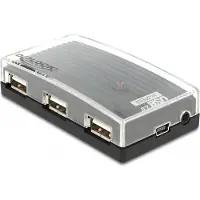 DeLOCK 64203, USB Type-C, 3 x USB-A female + 1 x USB-C, 0,3 m, Monivärinen