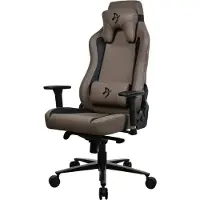 AROZZI Vernazza SoftPU - Brown, keinonahkaverhoiltu pelituoli, ruskea/musta