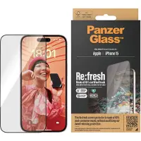 PanzerGlass Ultra-Wide Fit Alignerkit, iPhone 15 -panssarilasi