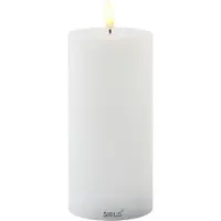 Sirius Home Sille Genopladelig, Ø7,5Xh15Cm, Hvid - White - H15CM