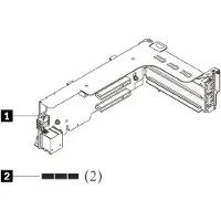 Lenovo THINKSYSTEM V3 2U X16/X8/X8 PCIE G4 RISER 1/2 OPTION KIT (4XH7A82896)