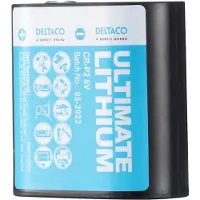 Deltaco – Ultimate Lithium battery, 6V, CR-P2, 1-pack (ULT-CRP2-1P)