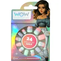 WOW Generation , Press On Nails, 24 Pcs./Pack - Multi/patterned - ONE SIZE