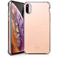 Itskins HYBRID GLASS cover til iPhone XS / X&reg;. Rosa