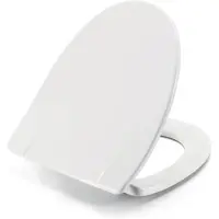 Pressalit 624 toiletseat with lift-off top mounted Valkoinen