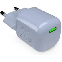 Puro MiniPro seinälaturi GaN - Seinälaturi 1 x USB-C 20W PD (sininen)