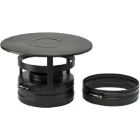 KIERULFF Puinen 150/250mm savupiipun korkki - Metallibesti