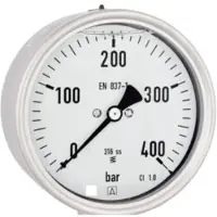 Erik Fćrgemann Chemical pressure gauge 12 x ø100 0-6 bar low mounted with G