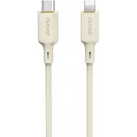 Dudao L7SCL USB-C - Lightning cable 30W 1m - beige