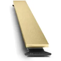 Unidrain HighLine panel 700 mm Brass