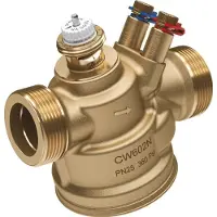Danfoss AB-QM 4.0 virtausrajoitin DN25 np/mittauslähtö, messinkiä, sinkittömätön