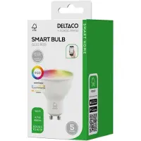 Deltaco Smart Home LED-lamppu GU10, WiFi, 4,7W, 400 lm