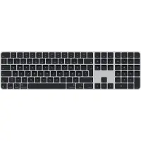Apple Magic -näppäimistö Touch ID:llä ja numeronäppäimistöllä - Näppäimistö - USB-C - langaton - Bluetooth - QWERTY - Tanska - mustat näppäimet