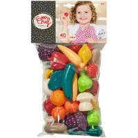 Ecoiffier 100% Chef Play Food Vegetables 40pcs.