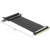 DeLOCK 81509, PCIe, PCIe, Mies, Musta, 0,3 m, 1 kpl