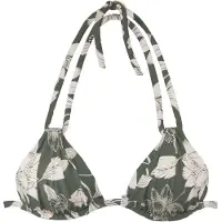 s.Oliver Bikinitoppi 'LM' beige / vihreä