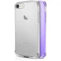 Itskins NANO DUO cover for iPhone 8 Plus / 7 Plus / 6s Plus / 6 Plus. Light purple and transparent