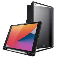 Itskins HYBRID SOLID FOLIO cover til iPad 10,2 2021 (9. gen.). Sort