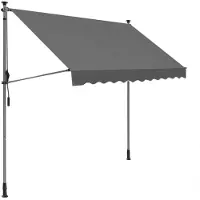 Songmics Purjevarjo, , 300x130 cm, Antrasiitti