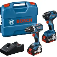 Bosch AKKUSÆT GDR 18V-200/GSR 18V-EC 2X4AH LC