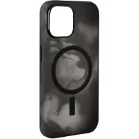 Puro iPhone 15 AQUA Flexible Plastic Case - MagSafe Compatible - Black