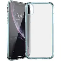 Itskins NANO ICE cover til iPhone XR&reg;. Lys bl&aring; og gennemsigtig