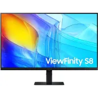 Samsung ViewFinity S32D804E 32 tuumaa 16:9 3840x2160 VA 5ms 350nits 60Hz HDR10 sRGB HAS/Swivel/Pivot/Tilt HDMI/DP USB3 Hub VESA
