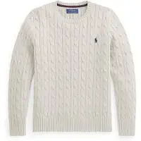 Ralph Lauren Cable-Knit Cotton Sweater - Cream - 150-161