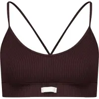 Björn Borg Studio Seamless Ribbed Strap Bra - Brown - XS/S