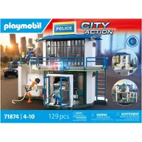 Playmobil Politistation Med Efterforskningsrum - Blue - ONE SIZE