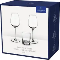 Villeroy & Boch Purismo viini- / juomalasisetti, 12-osainen