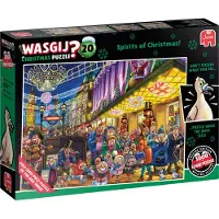Royal Jumbo BV Wasgij Christmas 20 Spirits of Christmas Palapeli, 2 x 1000 Palaa