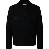 Selected Slmnealy Ls Knit Workwear Cardigan Noos - Black - L
