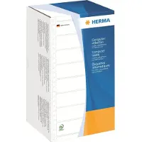 Herma 8293, Valkoinen, Itse kiinnittyvä tulostintarra, Selluloosa, Paperi, Pistematriisi, Matta, FSC Mix
