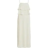 Vila Vichiffan Singlet Pleat Dress - Noos/Dc - White - 36