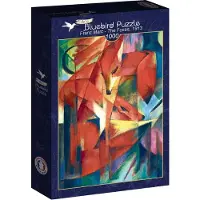 Bluebird Puzzle Palapeli "punaiset ketut" (1000 kpl), Franz Marc, 1913