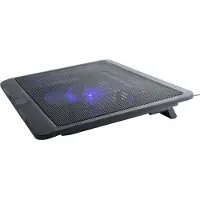 Gembird NBS-1F15-04, Kannettavan tietokoneen teline, musta, ABS-synteettinen, 38,1 cm (15"), 12 cm, 0,4 A