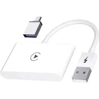 Mtp Products CarPlay Langaton Sovitin iOS:lle - USB, USB-C - Valkoinen